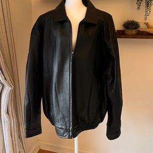 Saddlebred Leather Jacket Mens Black Size XXL